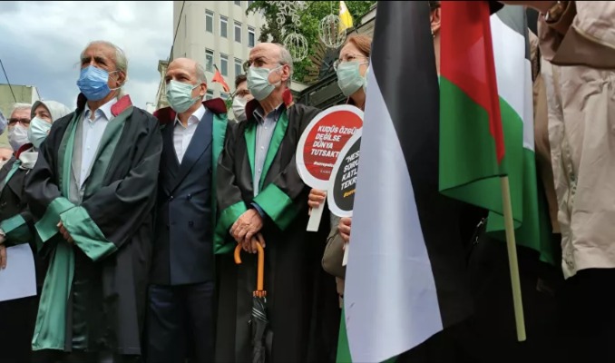 Hukukçulardan İsrail protestosu