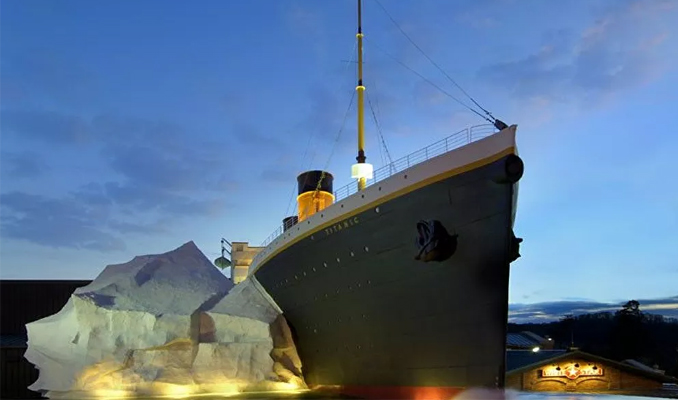 Titanik Müzesi'nde 'buzdağı' kazası