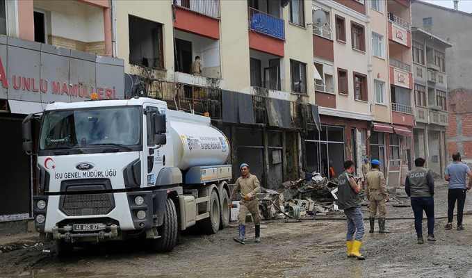 Kastamonu'daki sel mağdurlarından iki ay su parası alınmayacak