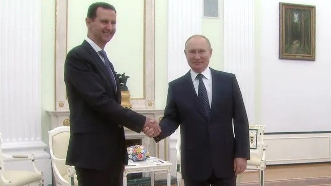 Putin ile Esad, Moskova'da bir araya geldi