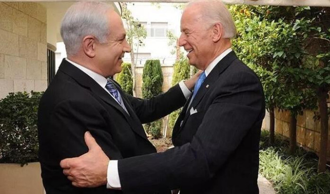 Netanyahu, Biden ile alay etti