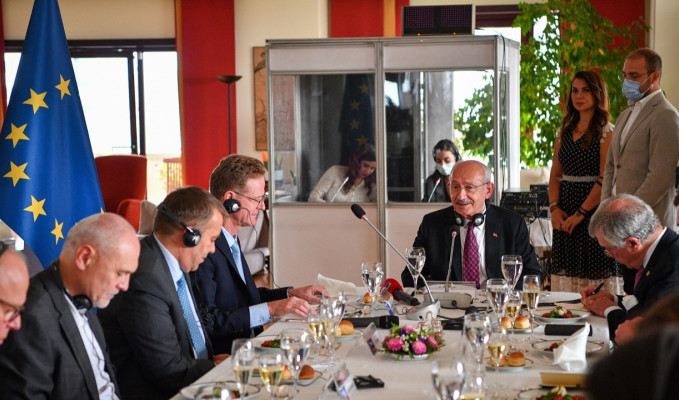 Kılıçdaroğlu, AB büyükelçileriyle görüştü
