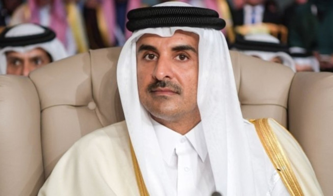 Katar Emiri, ABD'li bakanlarla görüştü