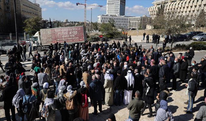 İsrail güçlerinden, Doğu Kudüs'te düzenlenen gösteriye müdahale 
