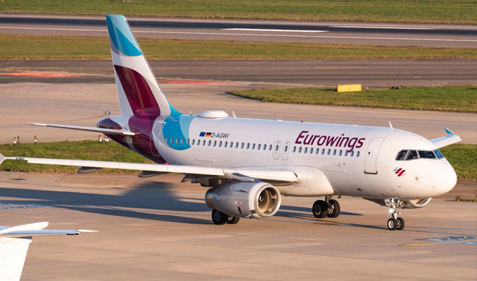 Lufthansa'nın iştiraki Eurowings'in pilotları 17 Ekim'de 3 günlük greve gidecek