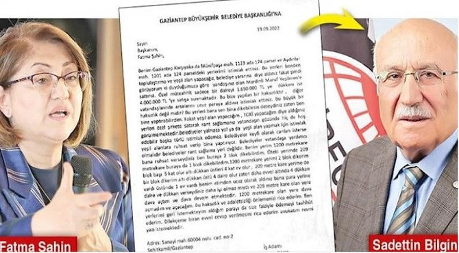 Gaziantep'te belediyeye rant mektubu: 'Arsamı verin'