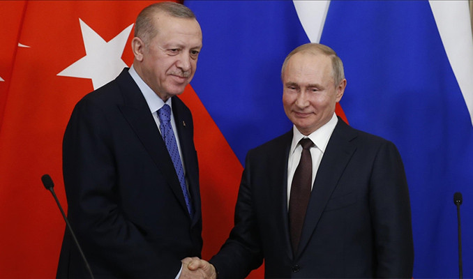  Erdoğan, Putin ile görüştü