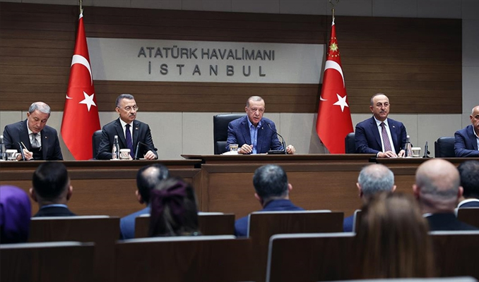 Erdoğan: İlk bilgilere göre burada bir terör kokusu var