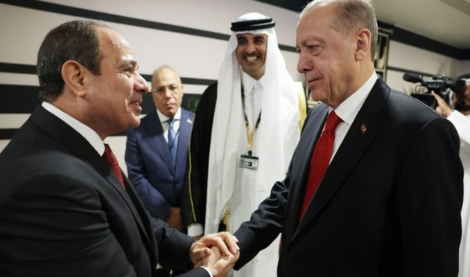 Cumhurbaşkanı Erdoğan, Abdülfettah es-Sisi ile görüştü