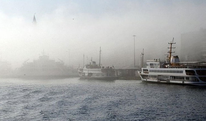 İstanbul'da Şehir Hatları'na lodos engeli