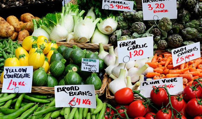 İngiltere'de taze gıda fiyatlarındaki artışta rekor