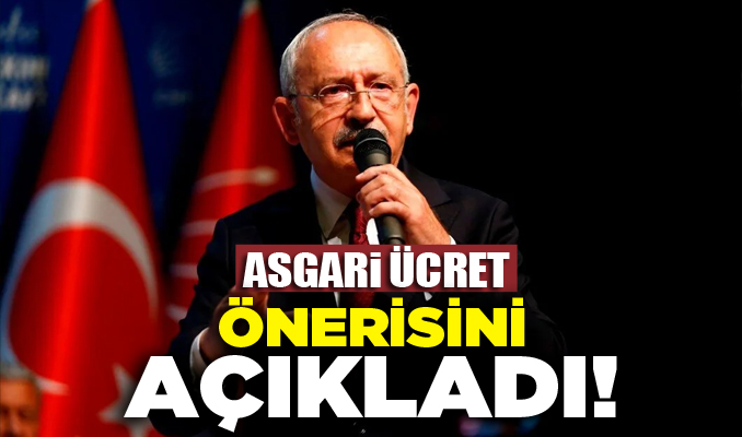 Kılıçdaroğlu CHP'nin asgari ücret önerisini paylaştı