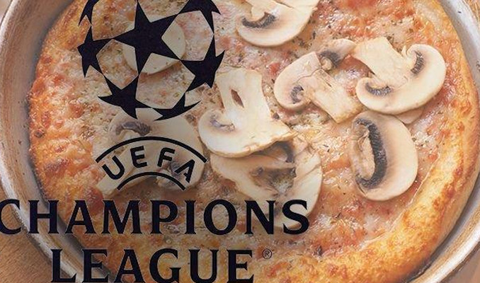 'Şampiyonlar Ligi pizzası' tartışma yaratmıştı: UEFA davayı geri çekti!