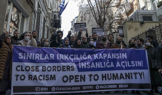 Yunanistan, İstanbul'da protesto edildi
