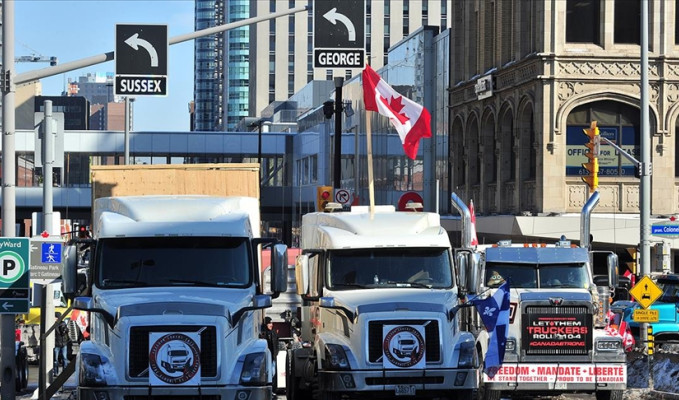 Kanada’da kamyoncuların kornaları susturuldu