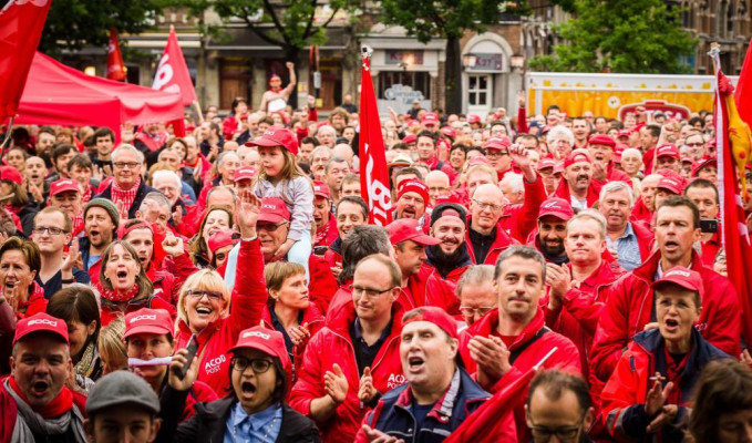 Belçika'da kamu işçileri grevde