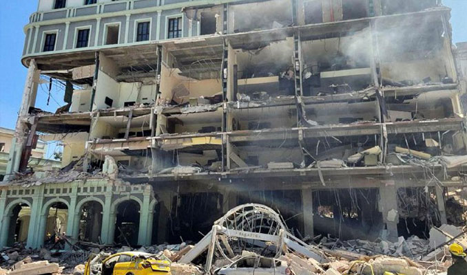 Havana'da otelde patlama: 8 ölü