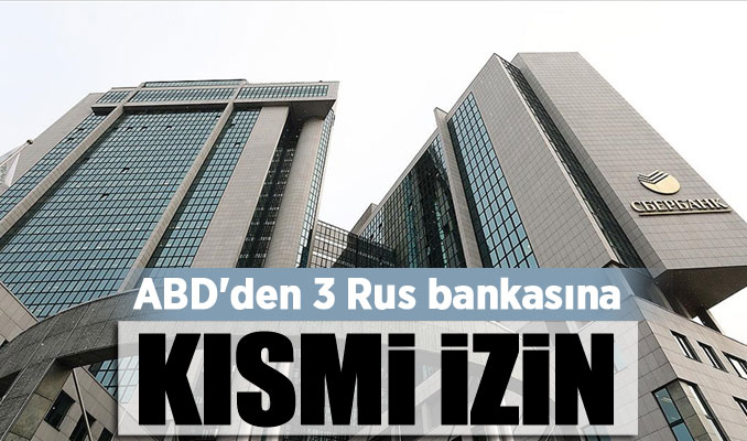 ABD'den 3 Rus bankasına kısmi izin