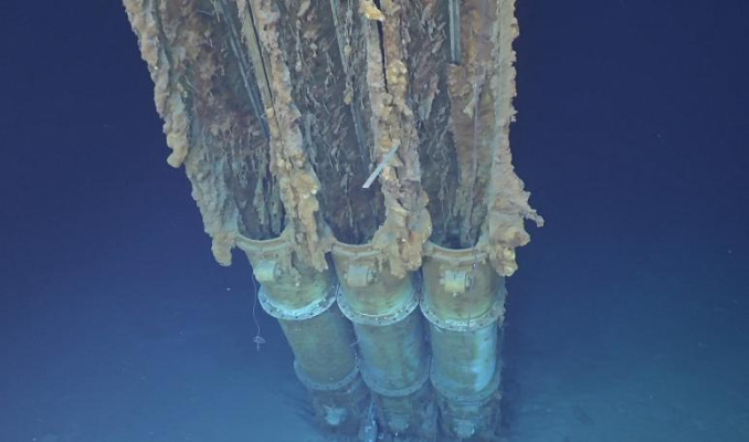 Eski savaş gemisinin enkazı suyun 7 bin metre altında bulundu