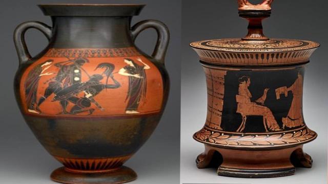 5 milyon dolarlık antik Yunan eserlerini kırdı