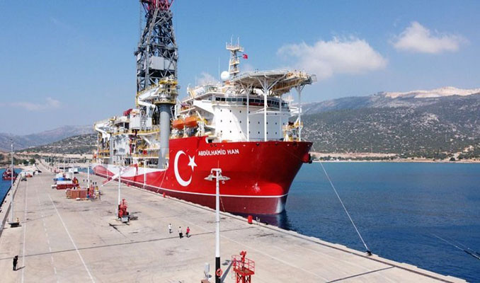 Abdülhamid Han sondaj gemisi Akdeniz'e çıkıyor