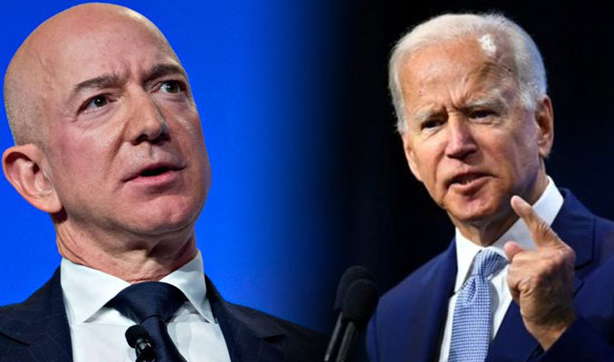 Bezos'tan Biden'a eleştiri