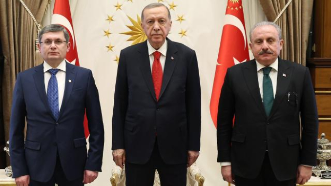 Cumhurbaşkanı Erdoğan, Moldova Meclis Başkanı ile görüştü