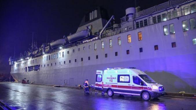 İskenderun Limanı'ndan 73 hasta daha nakledildi