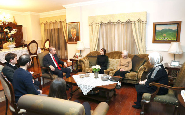 Erdoğan'dan, Baykal ailesine taziye ziyareti