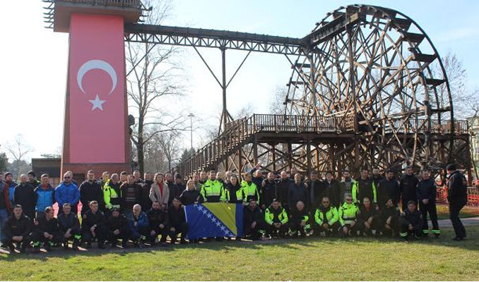 Bosna Hersek kurtarma ekibi Sakarya'da misafir edildi