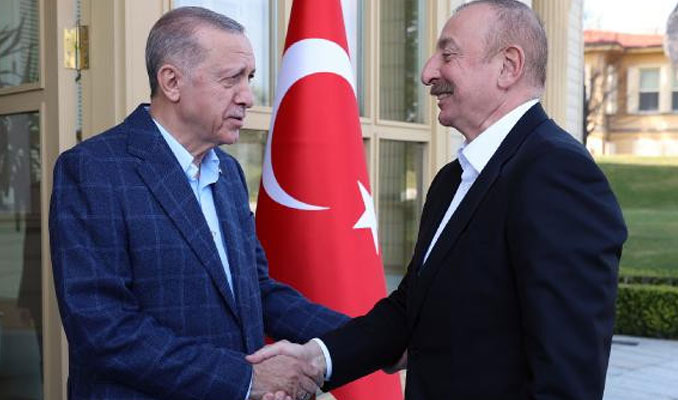 Erdoğan Azerbaycan Cumhurbaşkanı Aliyev'i kabul etti