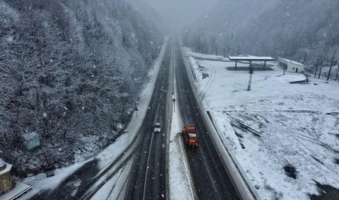Batı Karadeniz bağlantı yolu ulaşıma kapatıldı