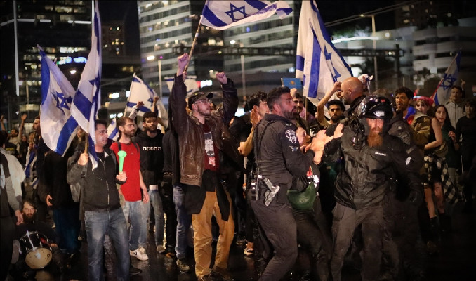 İsrail'de protestolara 450 bin kişi katıldı