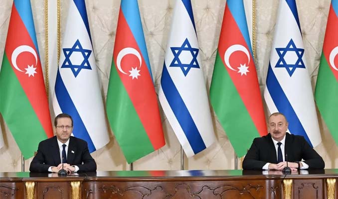 İsrail Cumhurbaşkanı Isaac Herzog, Azerbaycan'da