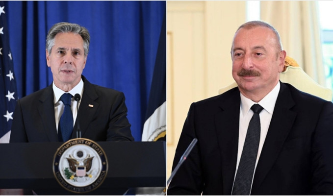 Blinken ve Aliyev, Karabağ'daki durumu görüştü