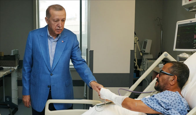  Cumhurbaşkanı Erdoğan'dan Sabancı çiftine ziyaret