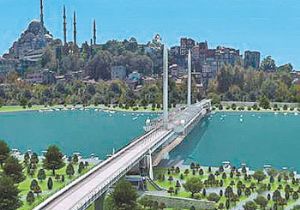 İşte Haliç'teki metro köprüsü