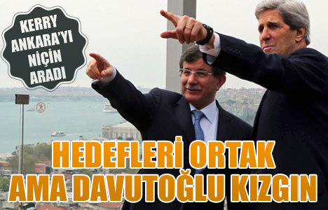 Kerry Suriye için Ankara’yı ikna edemedi
