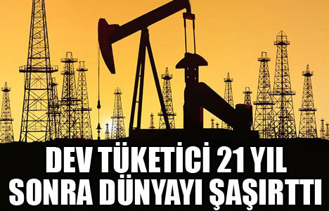 21 yıl sonra ilk ithalden fazla petrol üretti