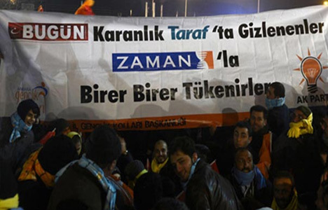 AKP gençlik kollarından gönderme