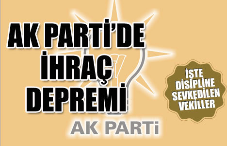 AK Parti MYK'sından 3 vekil için şok karar!