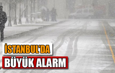 Meteoroloji’den İstanbul’da Pazartesi alarmı