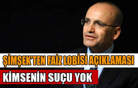Mehmet Şimşek'ten 'faiz lobisi' açıklaması