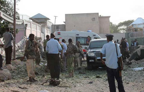 Somali'de roketli saldırı: 2 Türk yaralı