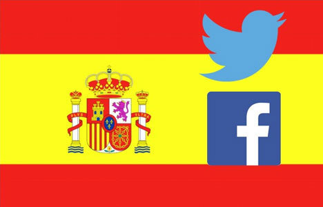 İspanya'da facebook ve twitter gözaltısı