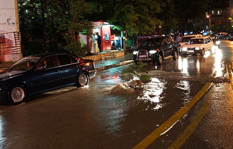 Ankara'da sel baskını