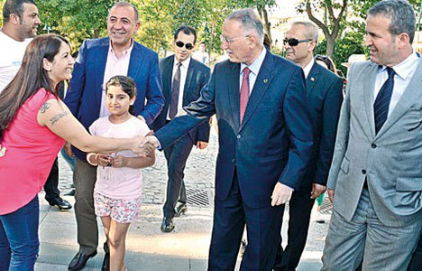 Taksim'de ilk durağı Gezi Parkı oldu