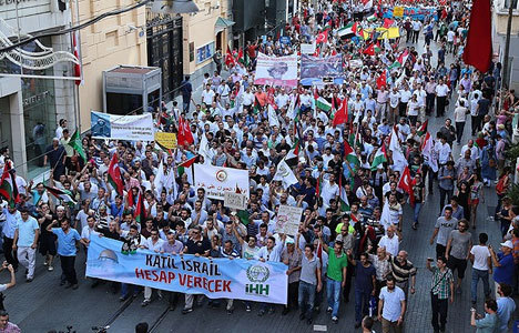 ​İstanbul'da Gazze protestosu