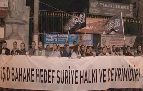 ​Taksim'de operasyon protestosu