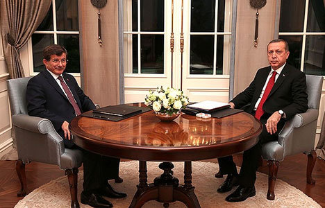 Erdoğan Başbakan Davutoğlu'nu kabul etti